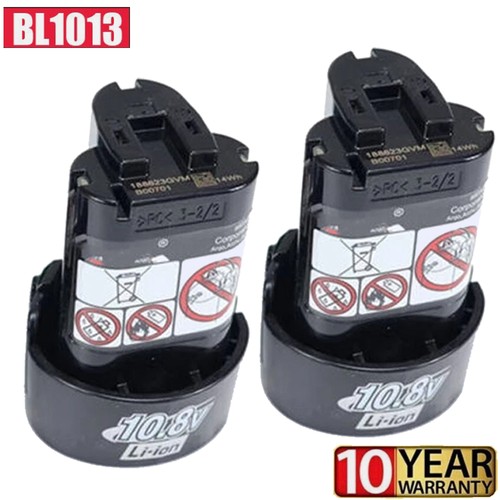 2pcs battery for makita bl1013 - for,